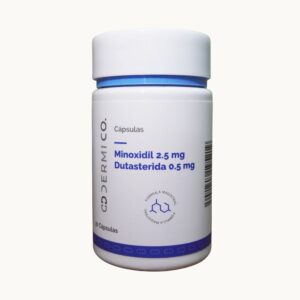 Dérmico Minoxidil 2.5 mg + Dutasterida 0.5 mg – 30 cápsulas